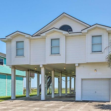 Oceanfront Galveston Home - Walk To Beach! Zewnętrze zdjęcie