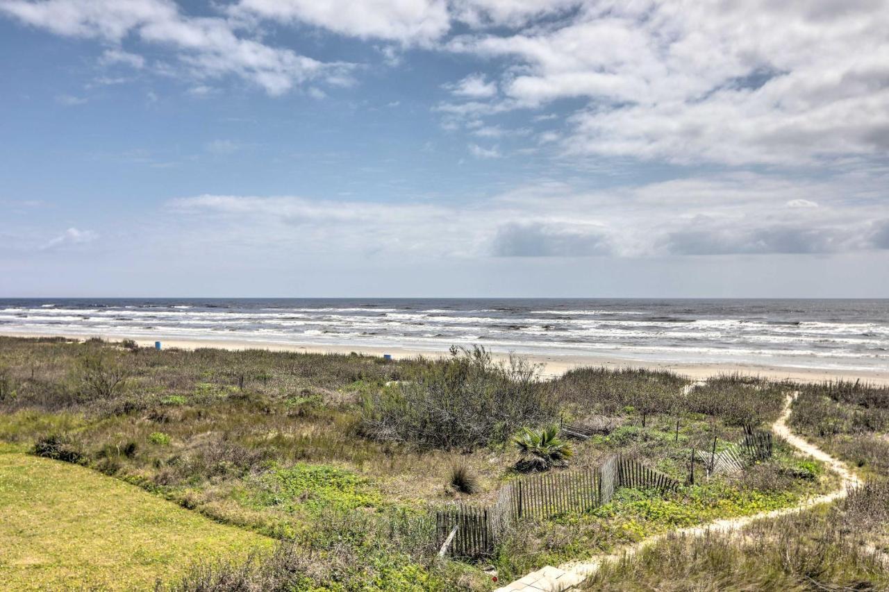 Oceanfront Galveston Home - Walk To Beach! Zewnętrze zdjęcie