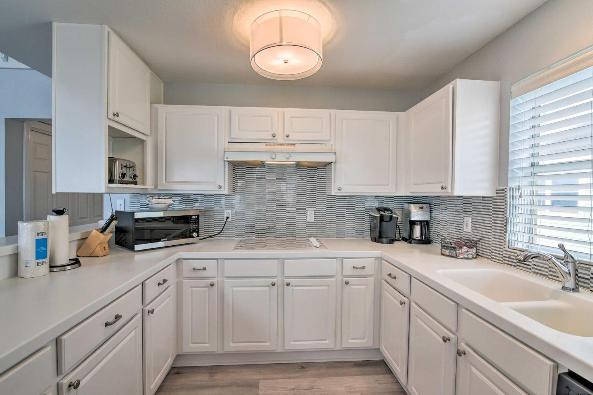 Oceanfront Galveston Home - Walk To Beach! Zewnętrze zdjęcie